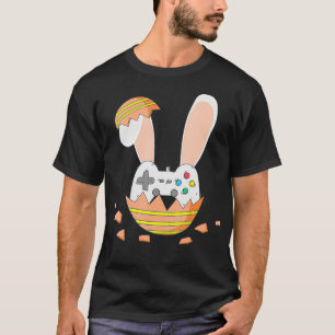 Easter Bunny Gamer Controller Gaming Boys Girls Vi T-Shirt