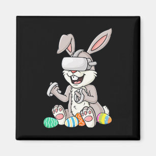 Easter Bunny Gamer Eggs Fun Gaming Toddler Boys Ki Magnet