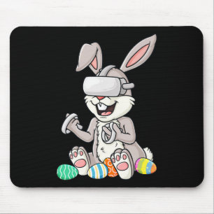 Easter Bunny Gamer Eggs Fun Gaming Toddler Boys Ki Mouse Mat