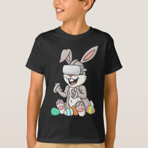 Easter Bunny Gamer Eggs Fun Gaming Toddler Boys Ki T-Shirt