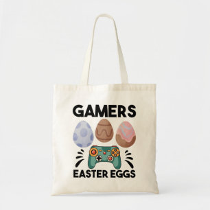 Easter Bunny Gamer Gaming Boy Love Easter Eggs Tote Bag