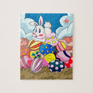 Easter Bunny Giant Egg Mountain Jigsaw Puzzle