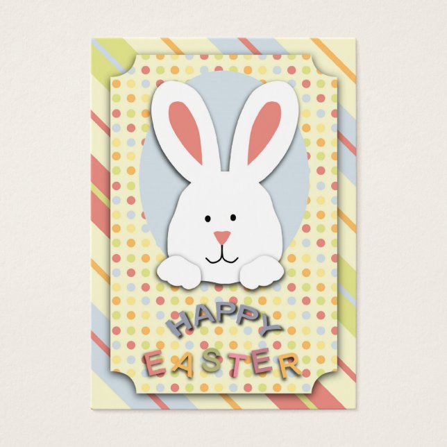 Easter Bunny Gift Tag (Front)
