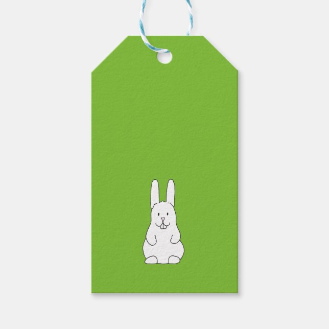Easter bunny gift tags (Front)