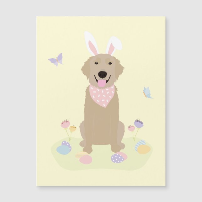 Easter Bunny Golden Retriever (Front)