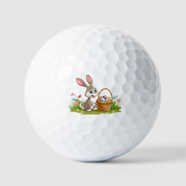 Easter bunny golf balls (Front)