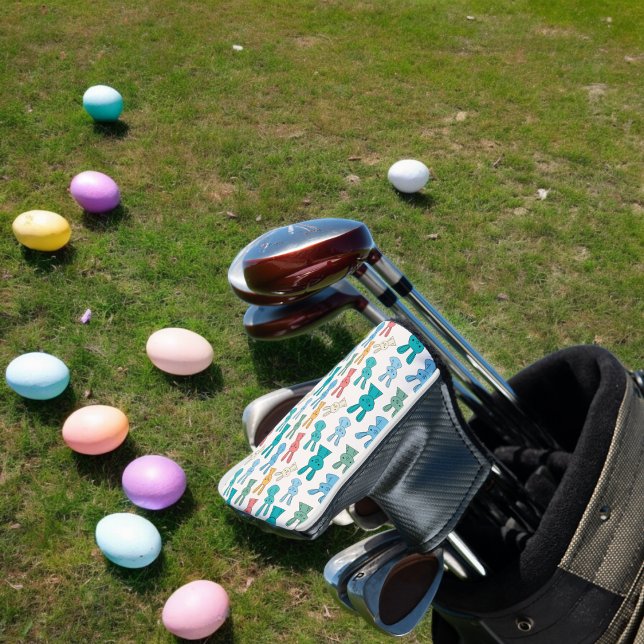 Easter Bunny Golf Head Cover (golf putter cover)