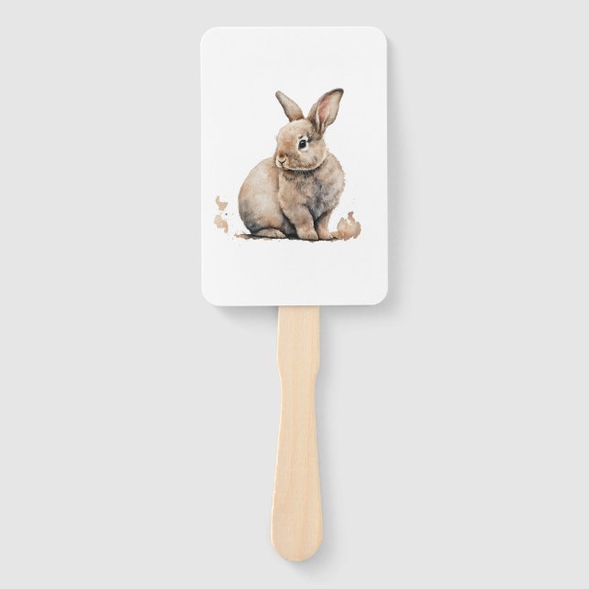 Easter Bunny        Hand Fan (Front)