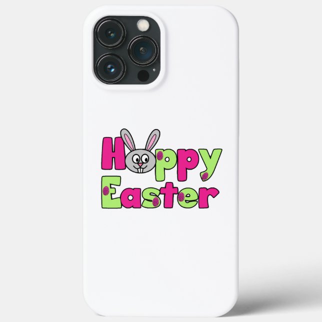 Easter Bunny Happy Easter Eggs Case-Mate iPhone Case (Back)