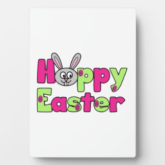 Easter Bunny Happy Easter Eggs Plaque