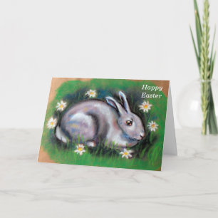 Easter bunny happy easter holiday card