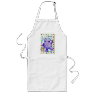 Easter Bunny Hippo Long Apron
