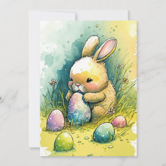 Easter Bunny Holiday Card