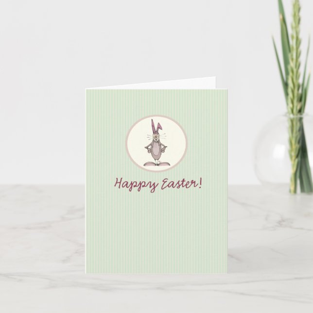 Easter Bunny Holiday Card (Front)