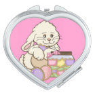 Easter Bunny Holiday Compact Mirror