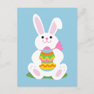 Easter Bunny Holiday Postcard