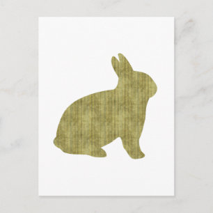 Easter Bunny Holiday Postcard