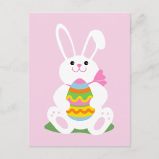 Easter Bunny Holiday Postcard