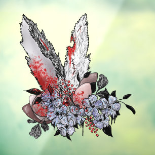 Easter Bunny Horror Window Cling