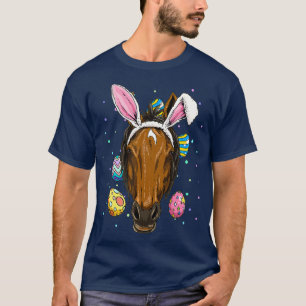 Easter Bunny Horse Funny Easter Horse Lover T-Shirt