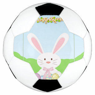 Easter bunny illustration football