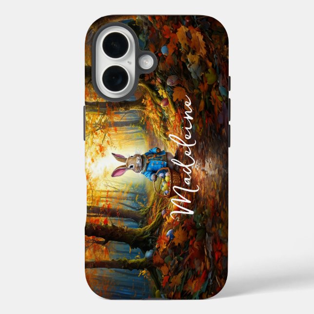 Easter Bunny in the forest Case-Mate iPhone Case (Back)