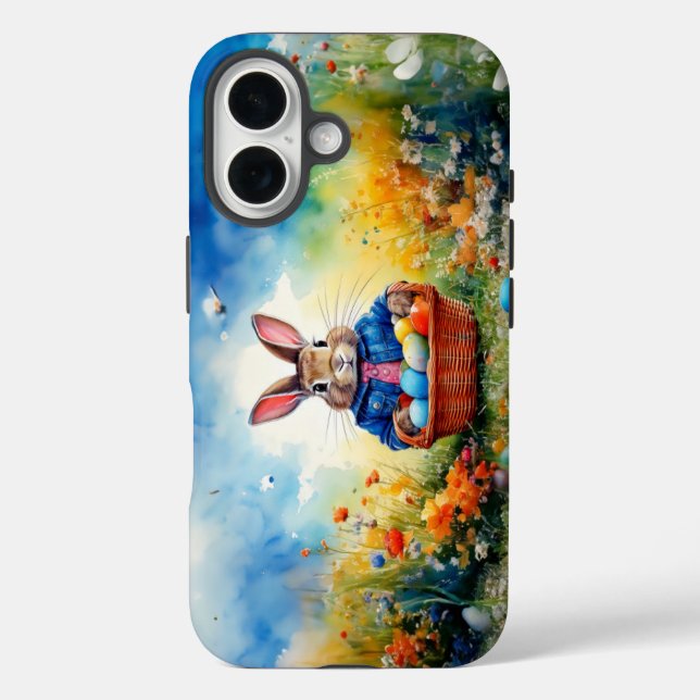 Easter Bunny in the forest Case-Mate iPhone Case (Back)