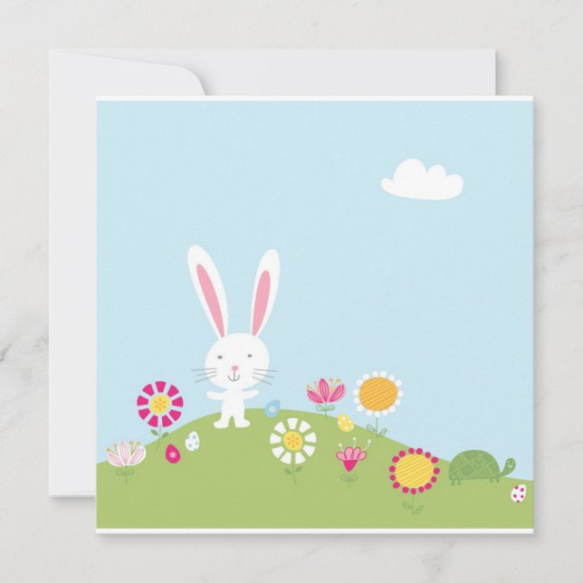 Easter Bunny Invitation (Front)