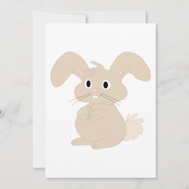 Easter Bunny Invitation (Front)