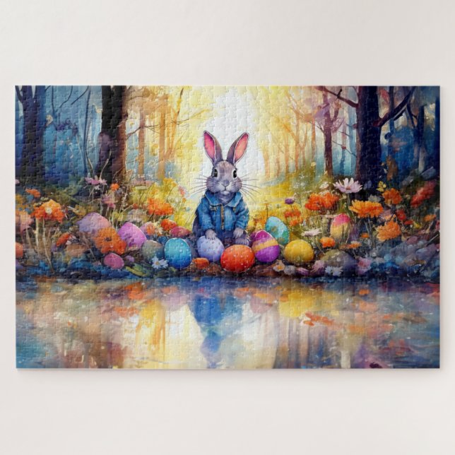 Easter Bunny Jigsaw Puzzle (Horizontal)