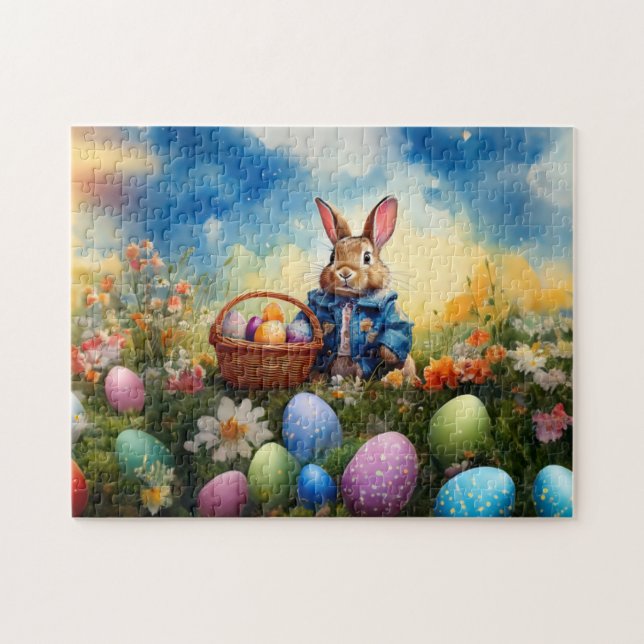 Easter Bunny Jigsaw Puzzle (Horizontal)