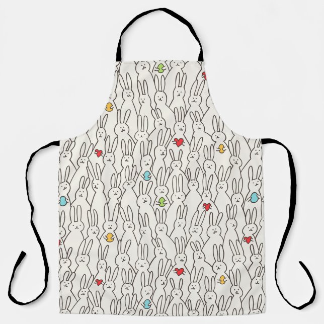 Easter Bunny: Joyful Seamless Fun. Apron (Front)