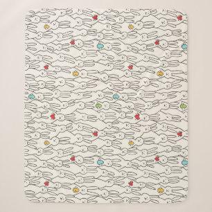 Easter Bunny: Joyful Seamless Fun. Sherpa Blanket