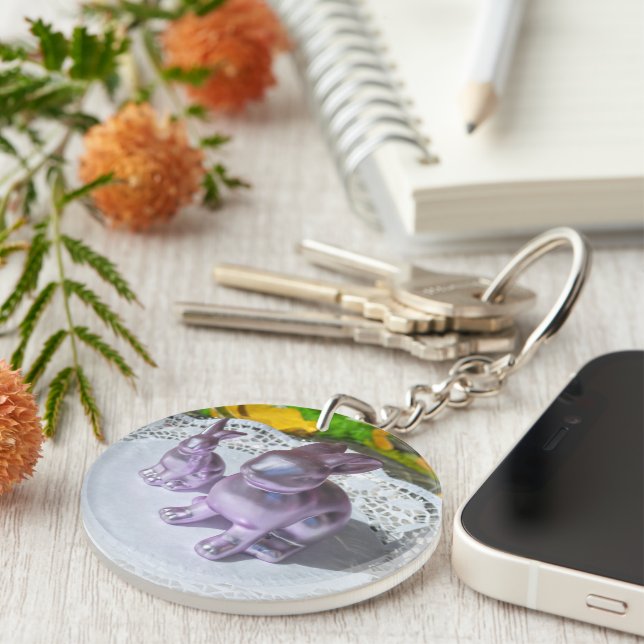 Easter Bunny Key Ring (Front Right)