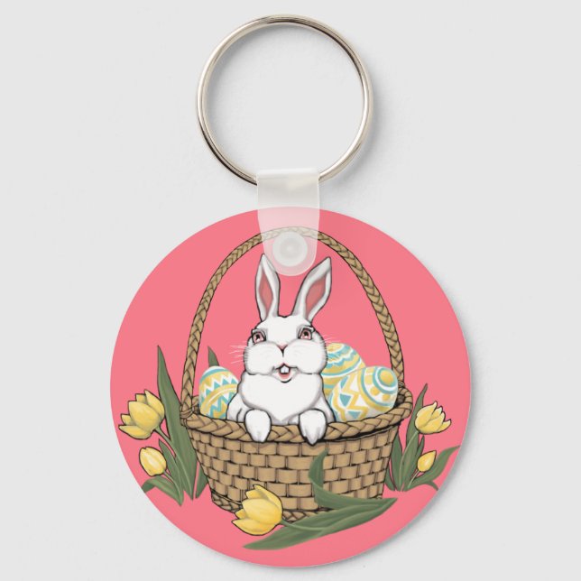 Easter Bunny Keychain Festive Easter Keepsakes (Front)