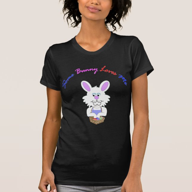 Easter-Bunny Ladies Petite Tee (Front)