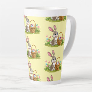 Easter bunny latte mug