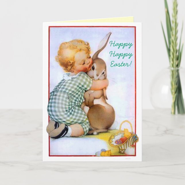 Easter Bunny Love Card (Front)
