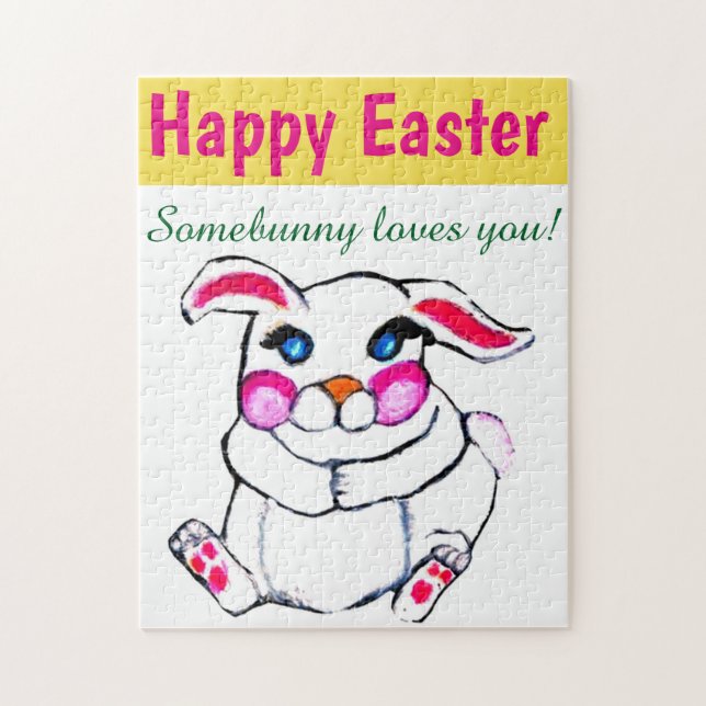 EASTER BUNNY LOVE puzzle (Vertical)