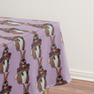 EASTER BUNNY LOVE  TABLECLOTH