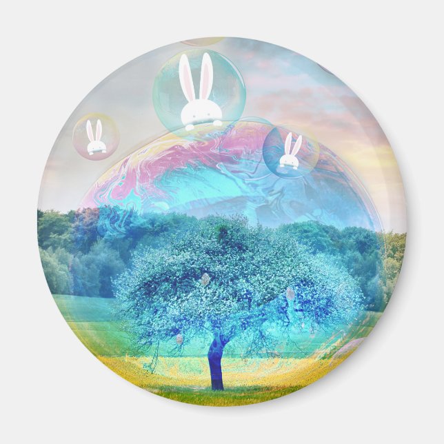  Easter Bunny Magnet (Front)