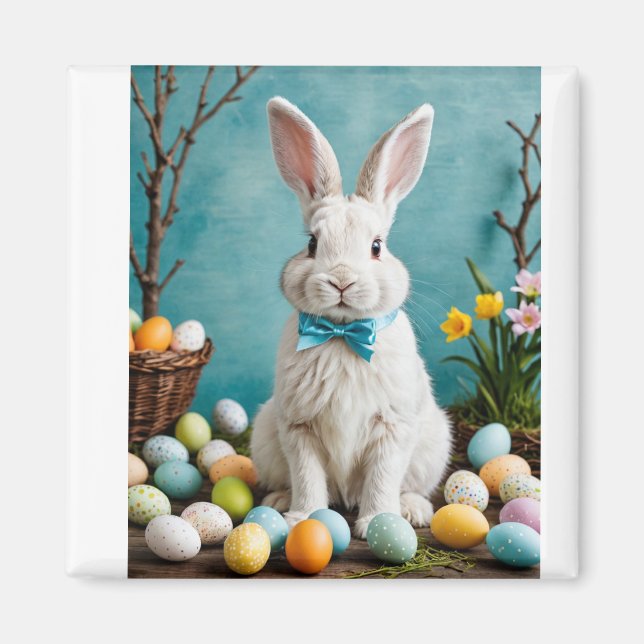 Easter bunny magnet (Front)