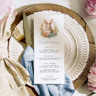 Easter Bunny Menu