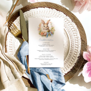 Easter Bunny Menu