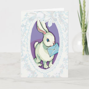 Easter Bunny Messenger Card