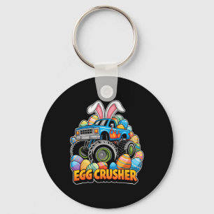 Easter Bunny Monster Truck Egg Crusher Funny Easte Key Ring