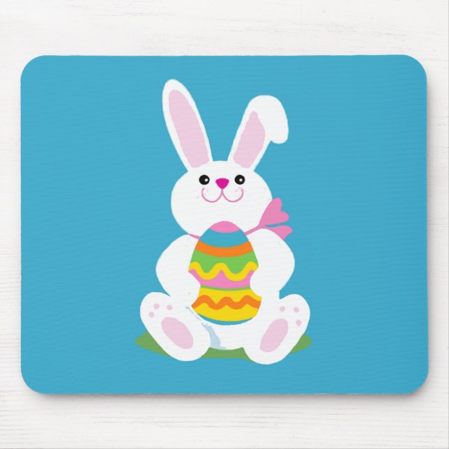 Easter Bunny Mouse Mat (Front)