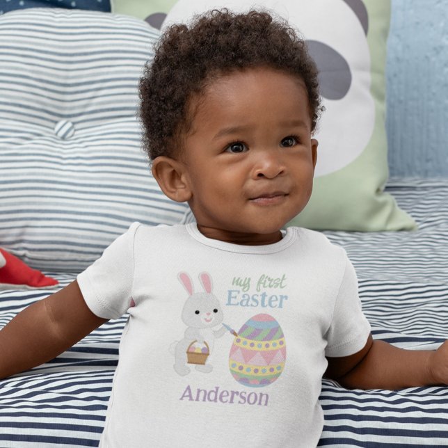 Easter Bunny My First Easter Baby T-Shirt (Creator Uploaded)