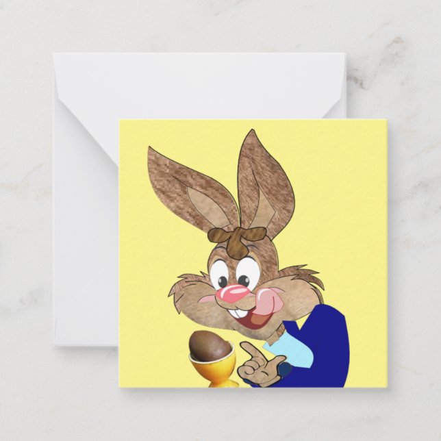 Easter Bunny Note Card (Front)