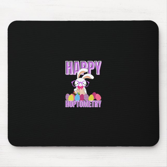 Easter Bunny Optometry Group Optometrists Optician Mouse Mat (Front)